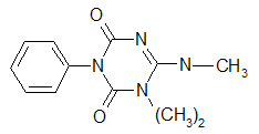 Hexazinone   structural formula