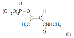 Monocrotophos structural formula
