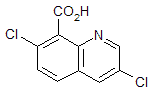 Quinclorac structural formula